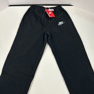 Nike Black Joggers with White Swoosh
